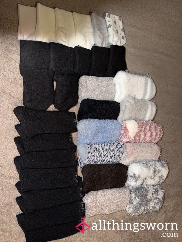 Fresh, Clean Socks 🧦🧦 Ready For Your Customised Requests ☺️😉😋🧦