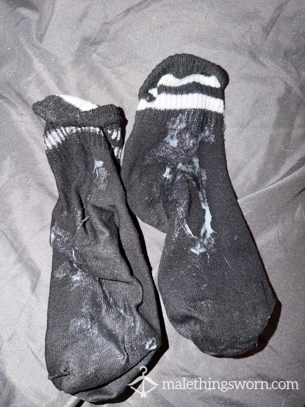 Fresh C*m Rag Socks Ma**ive Load 😈💦