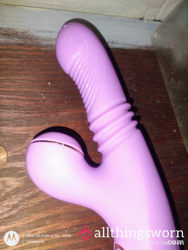 Fresh C*m Soaked Vibrator