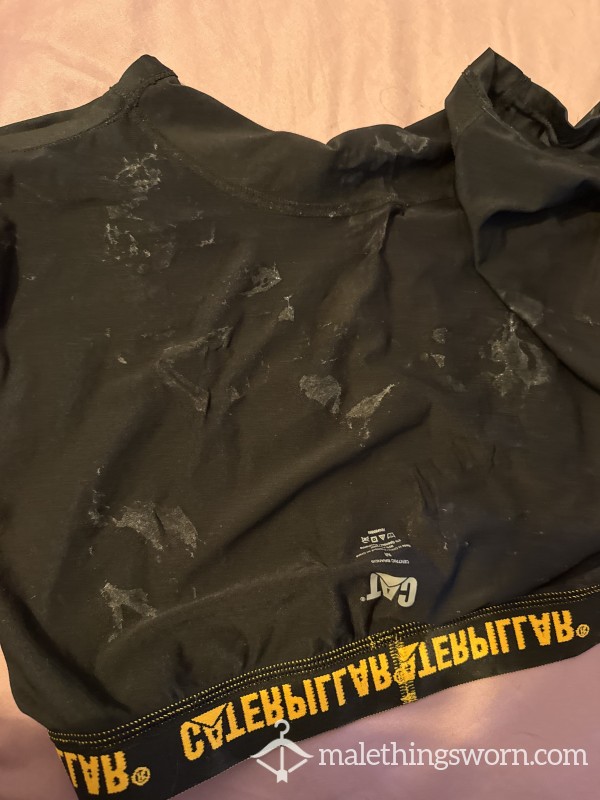 Fresh C*mmed On Caterpillar Underwear