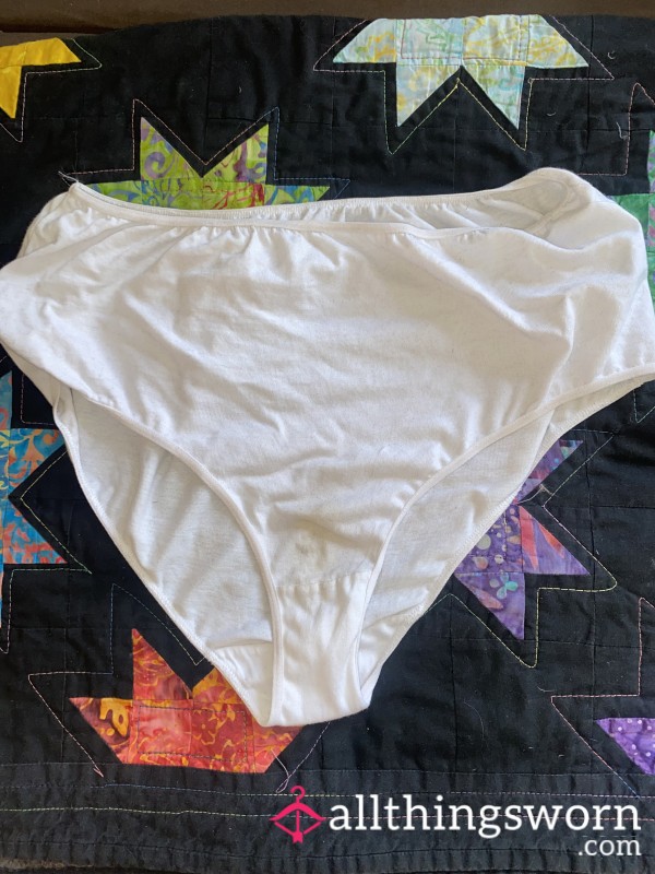 Fresh-Faced Filth: Extra-Stained Briefs 💗