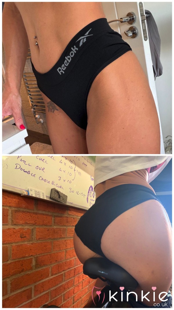 🔥 Fresh From The Gym – Worn Reebok Panties + Workout Shorts – Ready For You! 🔥