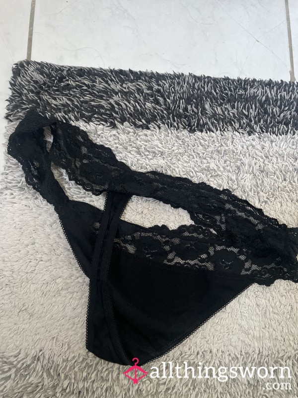 Fresh Gym Worn Lacey Thong