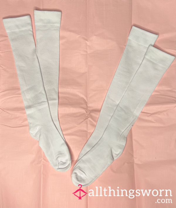 Fresh Knee-Highs… Until Harley Or Lacey Get Them Dirty 👯‍♀️🧦🔥