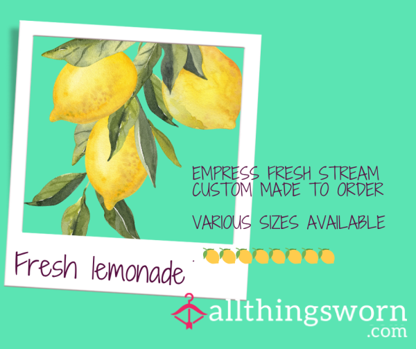 Fresh Lemonade Custom Made To Order