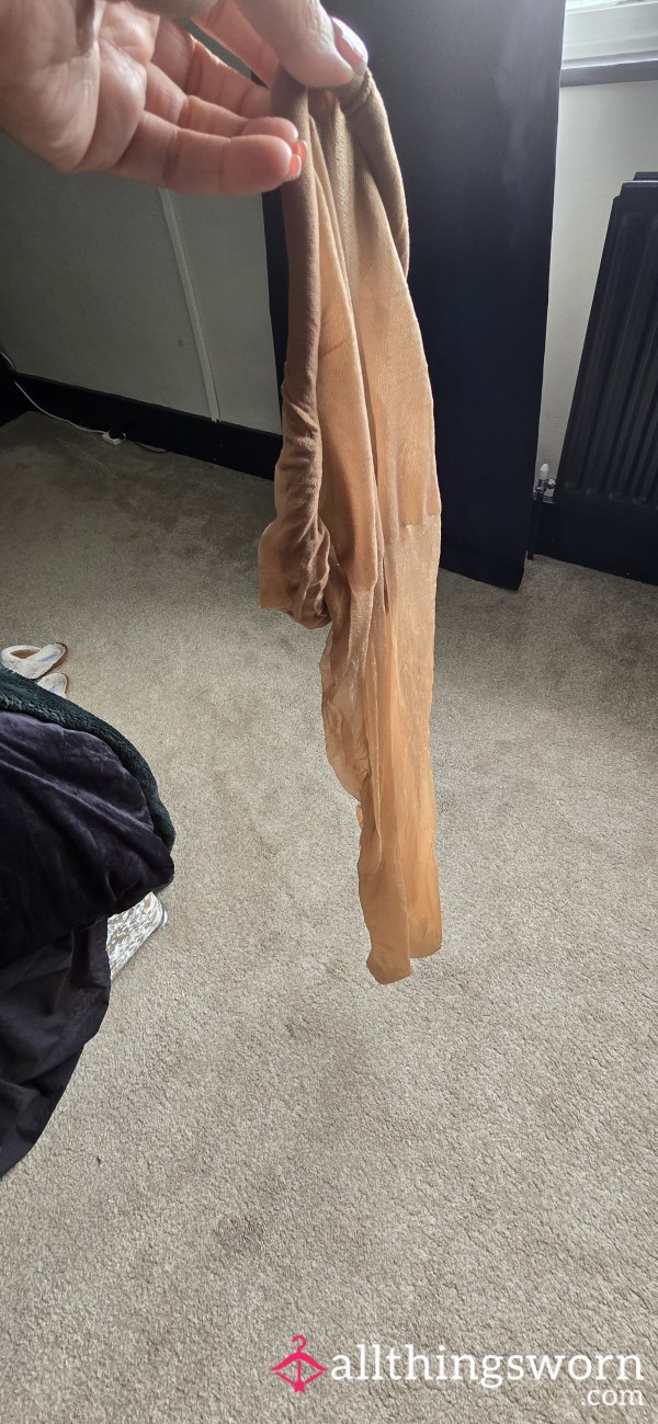 Fresh Off The Jet Glossy Tights