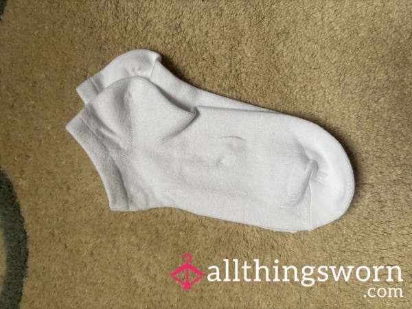 Fresh White Socks Ready For A Long Wear