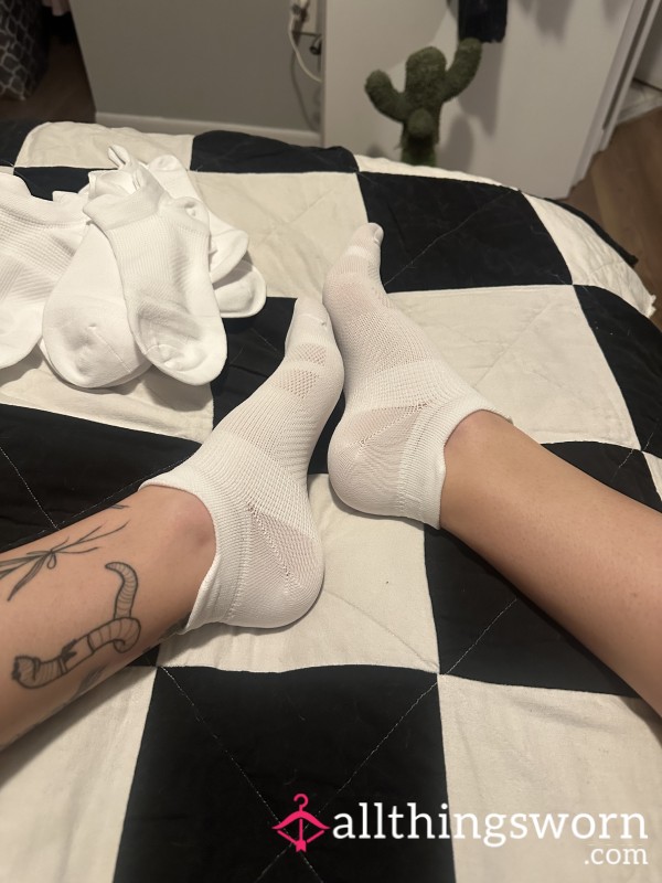 Fresh White Socks Waiting To Be Ruined!