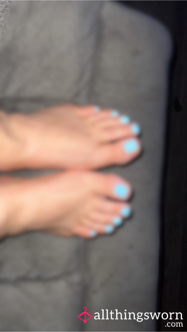 Freshly Painted Toes