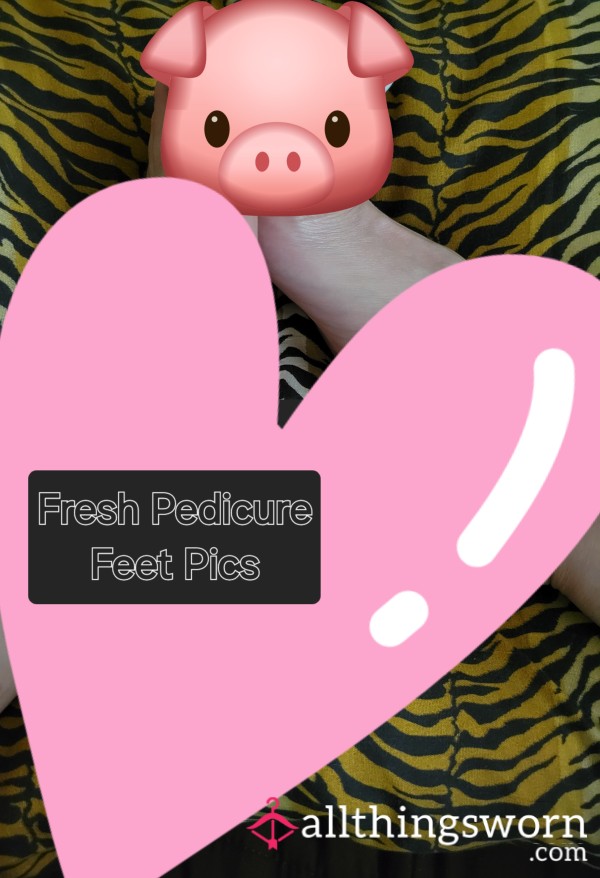 🖤Freshly Pedicued Feet Pics🩷