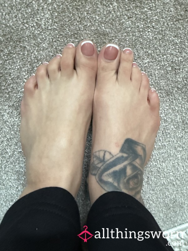Freshly Pedicured Toes