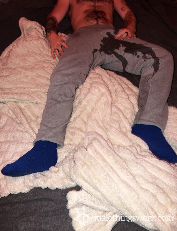Freshly Pi*s Soaked Adidas Jerk Sweats