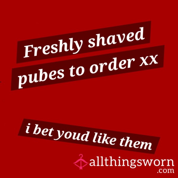 Freshly Shaved Pubes