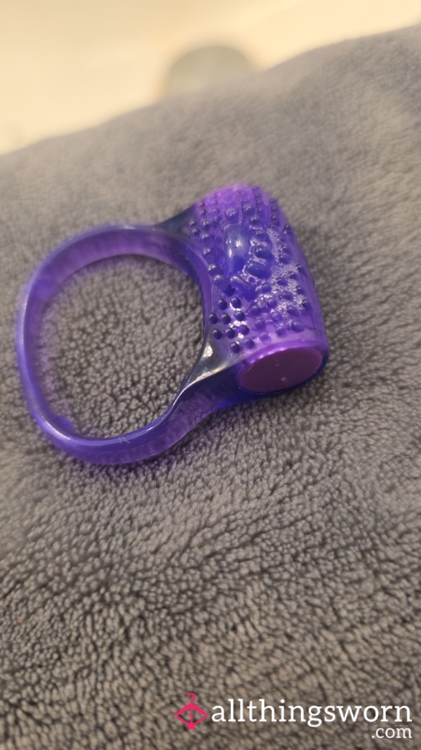 Freshly Used And Wet Vibrator