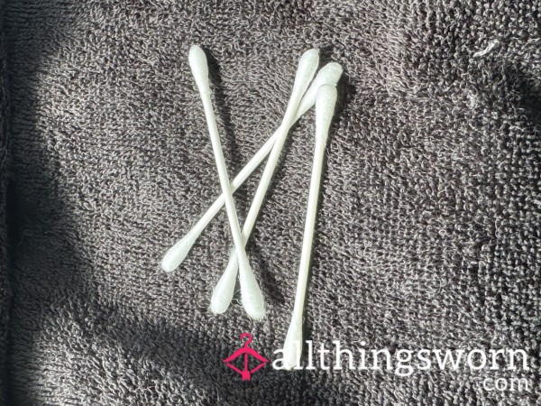 Freshly Used Cotton Buds For Your Waxy Pleasure. Free UK Delivery