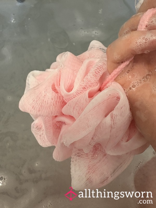 Freshly Used Loofa