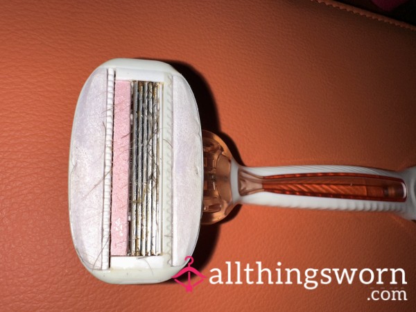 Freshly Used Razor - Legs & Pubic Hair