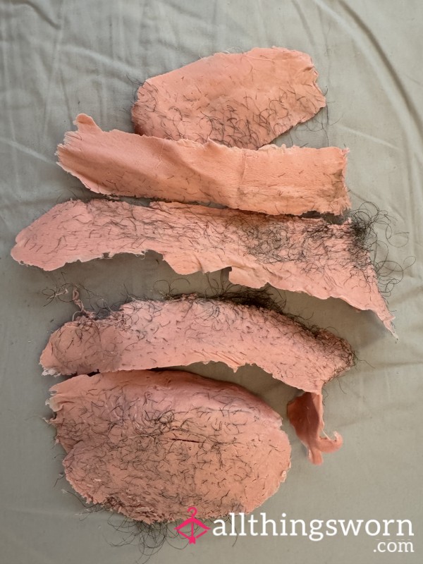 Freshly Used Wax Strips
