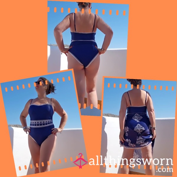🌊 FRESHLY WORN SWIMSUIT• CURVY BEACH GODDESS • READY FOR YOU 🔥