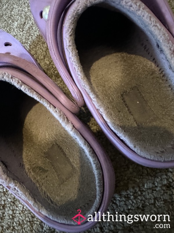 Freshly Worn In Barefoot Smelly Crocs