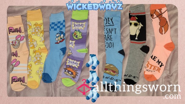 FRIENDS AND CHARACTER SOCKS!