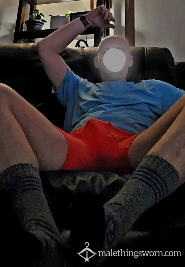 Front Row View: I Strip Off My Jockeys And M*sturb*te In Just My Socks, Then Use The Jockeys As A C*mrag (Showing Face)