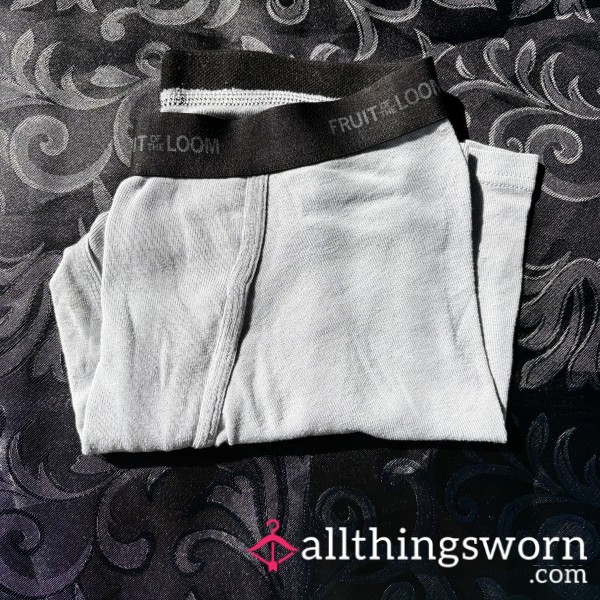 Fruit Of The Loom Gray Boxer Briefs