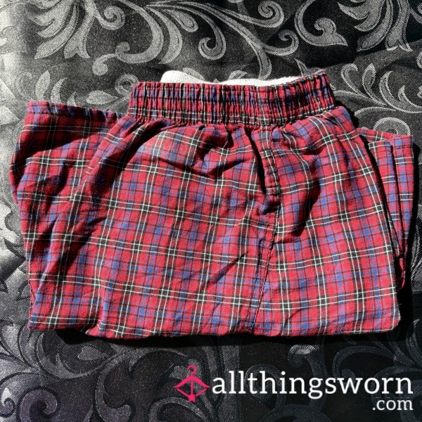 Fruit Of The Loom Red/Blue Plaid Boxers