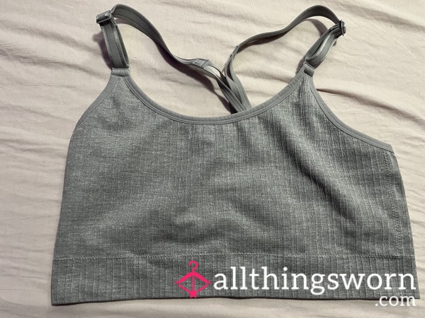 Fruit Of The Loom XXL Gray Sports Bra
