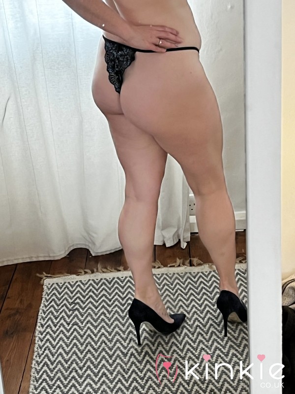 F**k Me Heels And Black Thong!