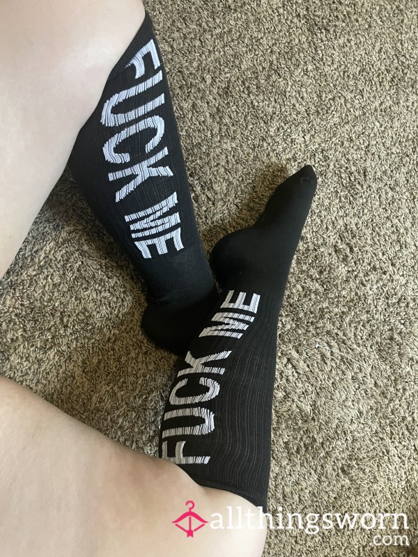 F**k ME Knee High Socks 🩷