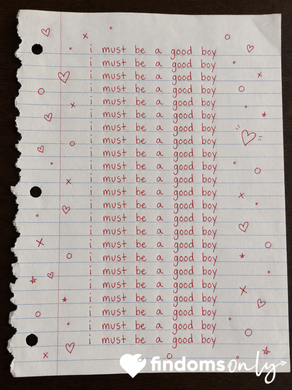 F**ked Up? Time To Write Lines
