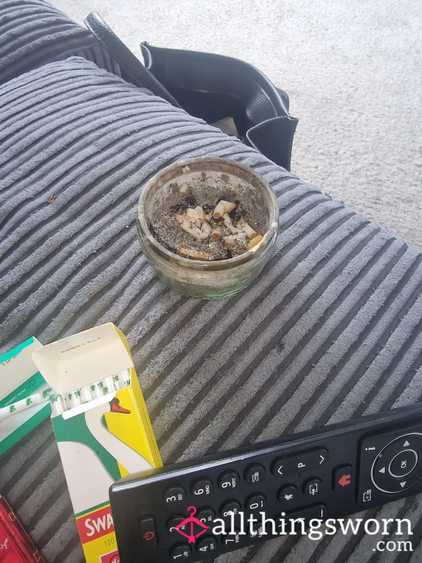 Full Ashtray Contents