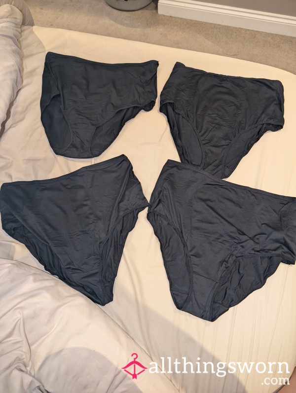 Full Back Black Briefs Sold Individually Or As A Bundle