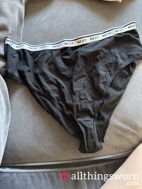 Full Back Black Panties
