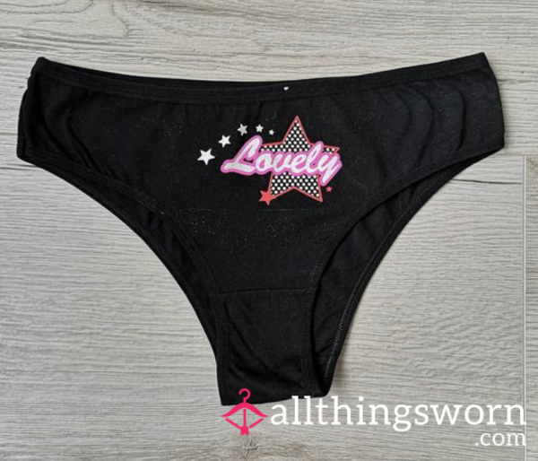 🖤 Full Back Black Panties 🖤