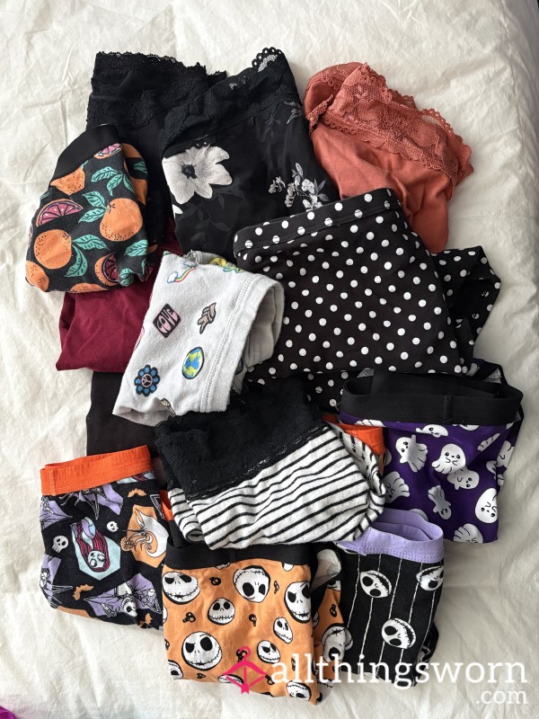 Full Back Cotton Panties (halloween Bikinis)