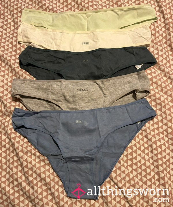 Full Back Cotton Panties. You Pick Your Pair, I Wear Them, You Enjoy Me On Them!