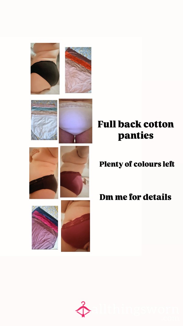 Full Back Cotton Plus Size Briefs