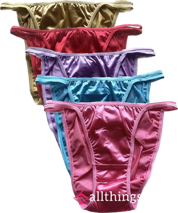 Full Back Satin Bikini Panties