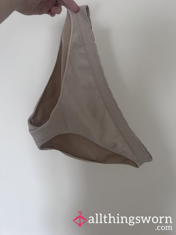 Full Backed Natural/nude Coloured Panties 12hr Wear
