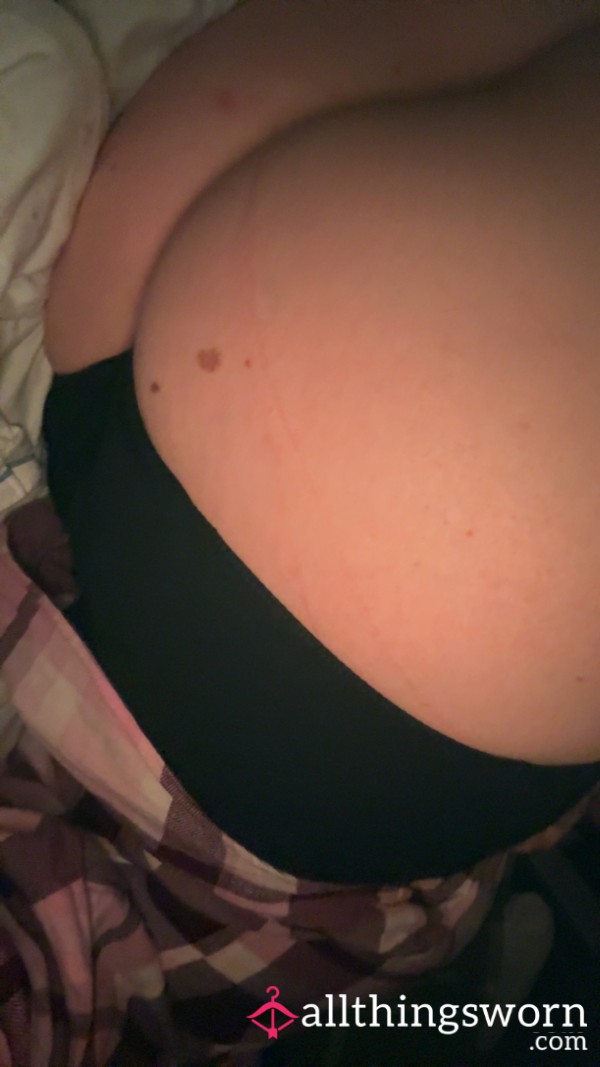 Full Black Cotton Panties 🖤