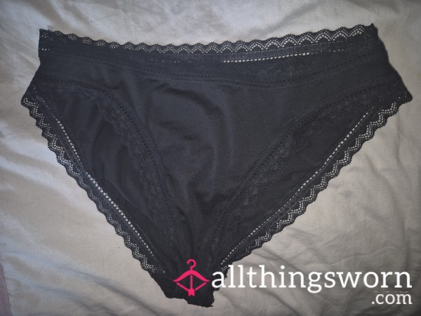Full Black Panties
