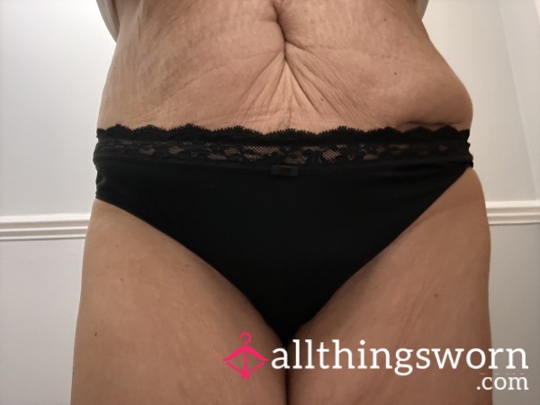 Full Black Panties With Lace