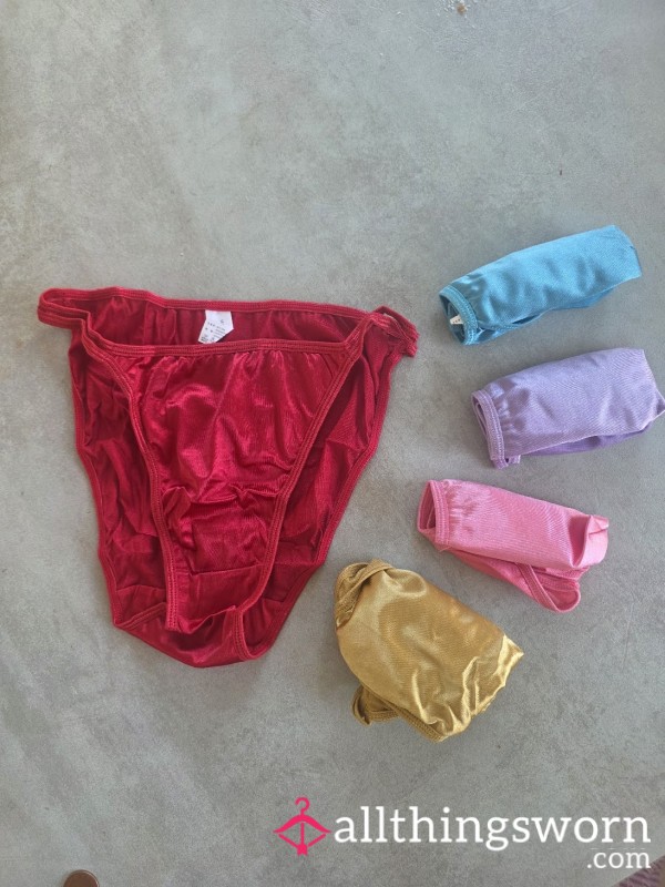 Full Brief Panties Soaked In Pu**y Juice, Choose Your Colour