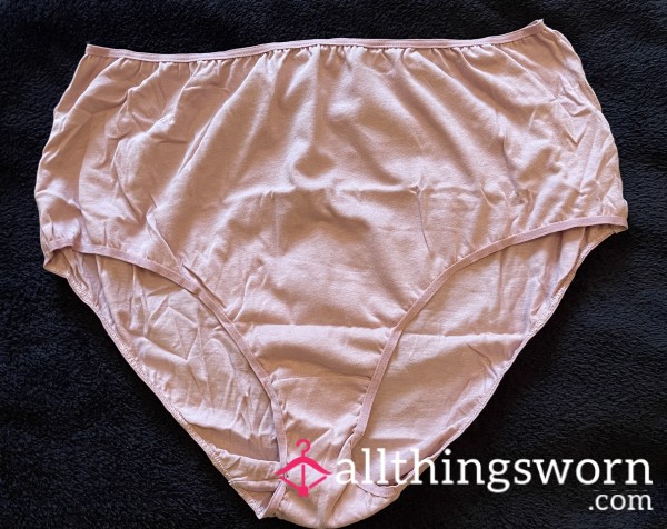 Full Briefs, Worn Size 14 Panties From Bratty Ginger MILF - Thick Juicy Scent! 💜🔥