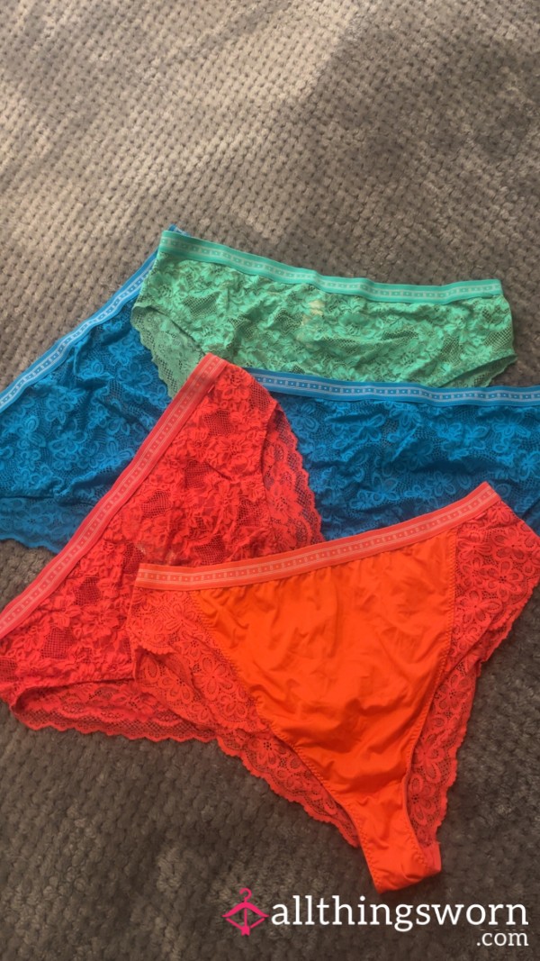 Full-coverage Lace Panties 😈🔥 Each Pair Will Be Worn For A Minimum Of 12 Hours 🍑💕