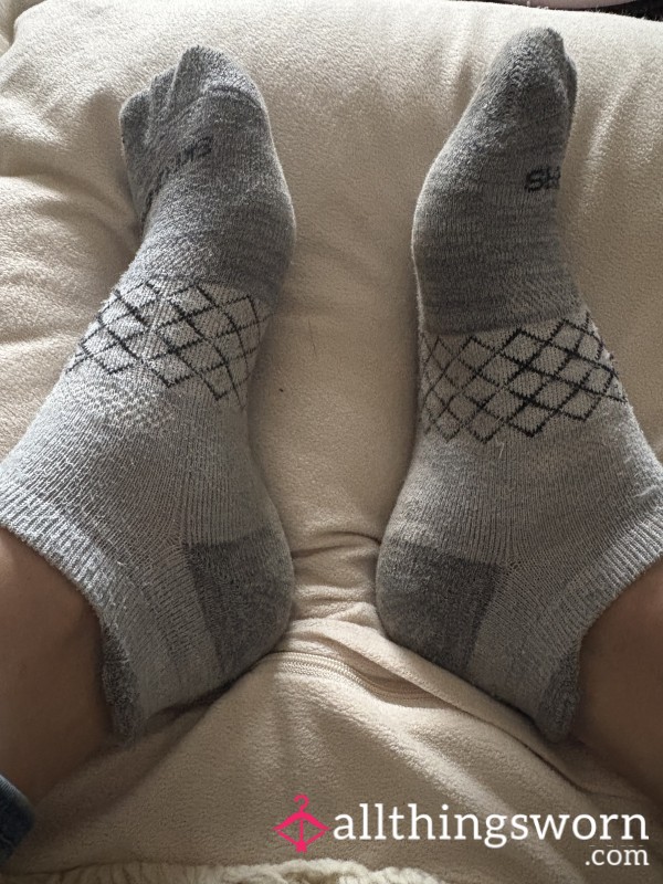 Full Day Worn Sweaty Ankle Socks