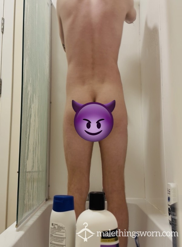 Full Front View Of My Hung D*ck In The Shower
