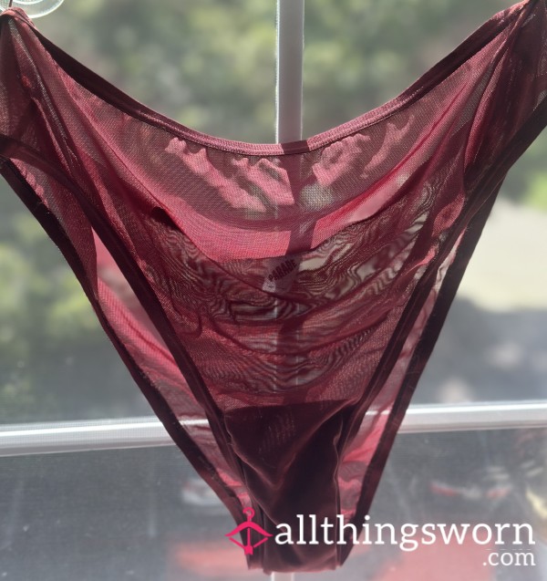 FULL MESH PANTIES 👀 Choose How Long Lacy Wears Them!!